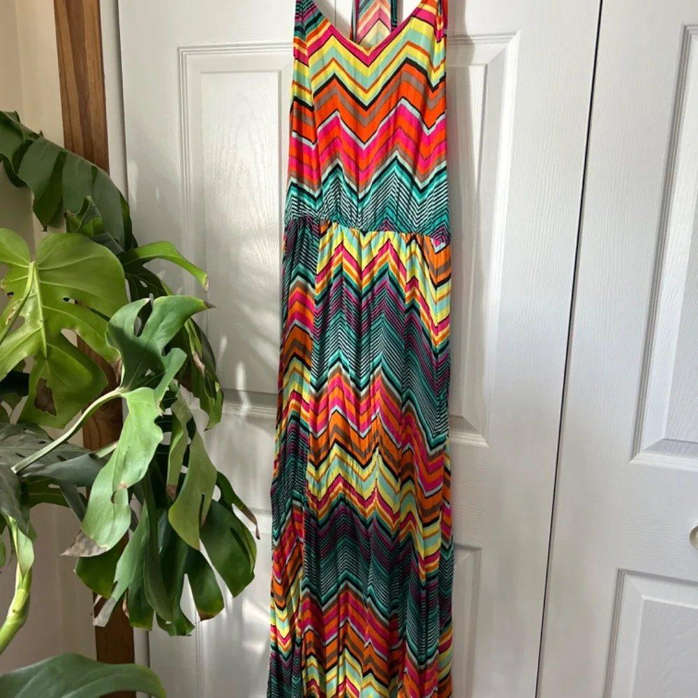 Ella Moss Bright Striped Maxi Dress - Picture 2 of 3